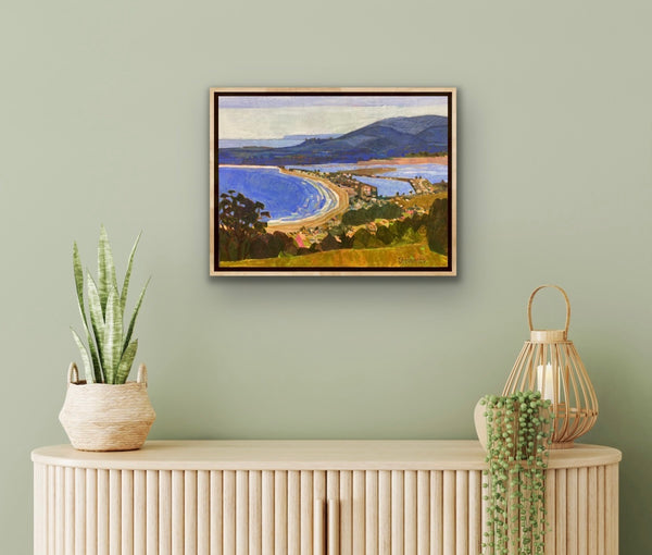 Rolling into Stinson Blue / 18 x 24 / Oil on Canvas