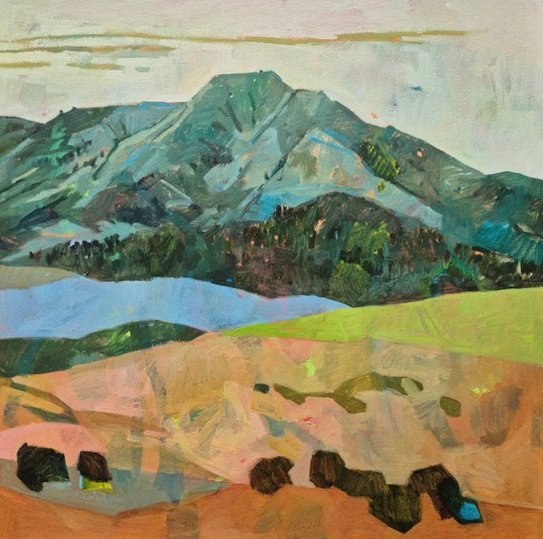 Layers of Stories, Mount Tamalpais / 30 x 60 / Oil on Canvas