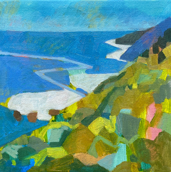 All the Blues / 8 x 8 / Oil on Canvas