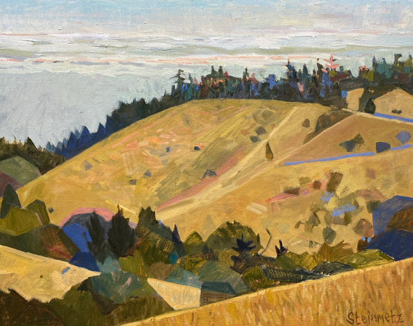 Bolinas Ridge Cobalt / 24 x 30 / Oil on Canvas