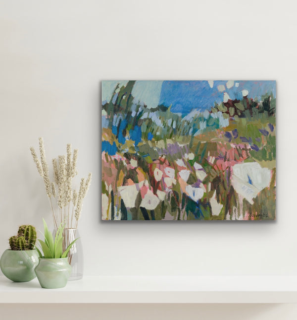 PRINT: Calla Lily View, Mendocino