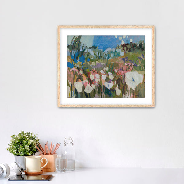 PRINT: Calla Lily View, Mendocino