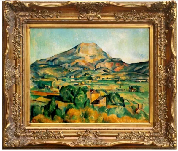 Oil painting by Cezanne 