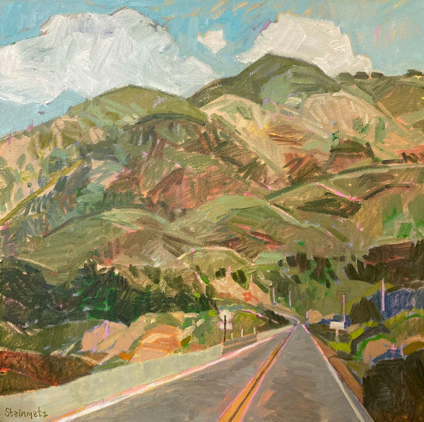 Oil Painting of Highway 1 Big Sur