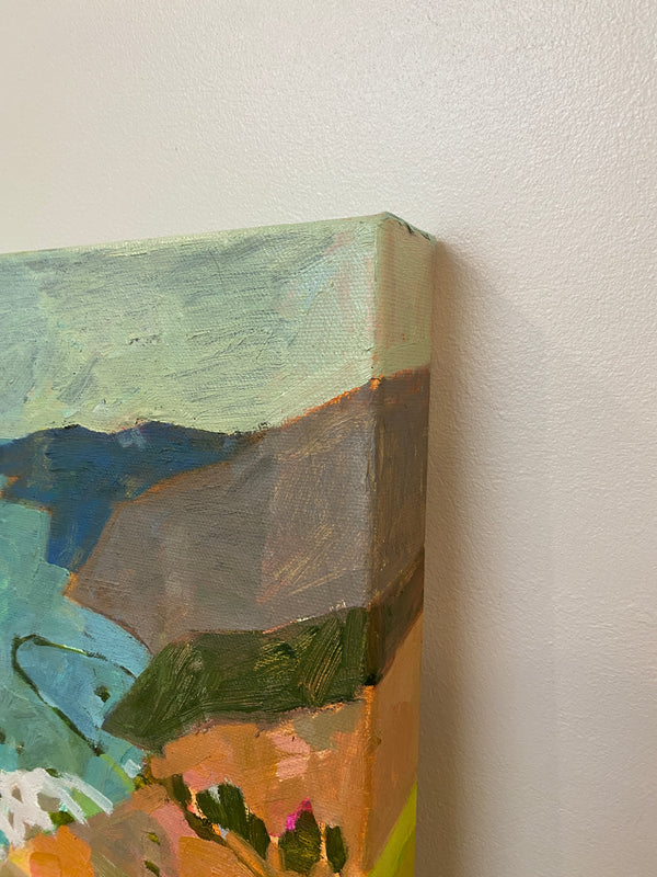 Color Puzzle, Big Sur / 14 x 11 / Oil on Canvas