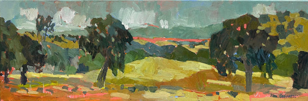 Hot Hot Sonora Pink / 12 x 36 / Oil on Canvas