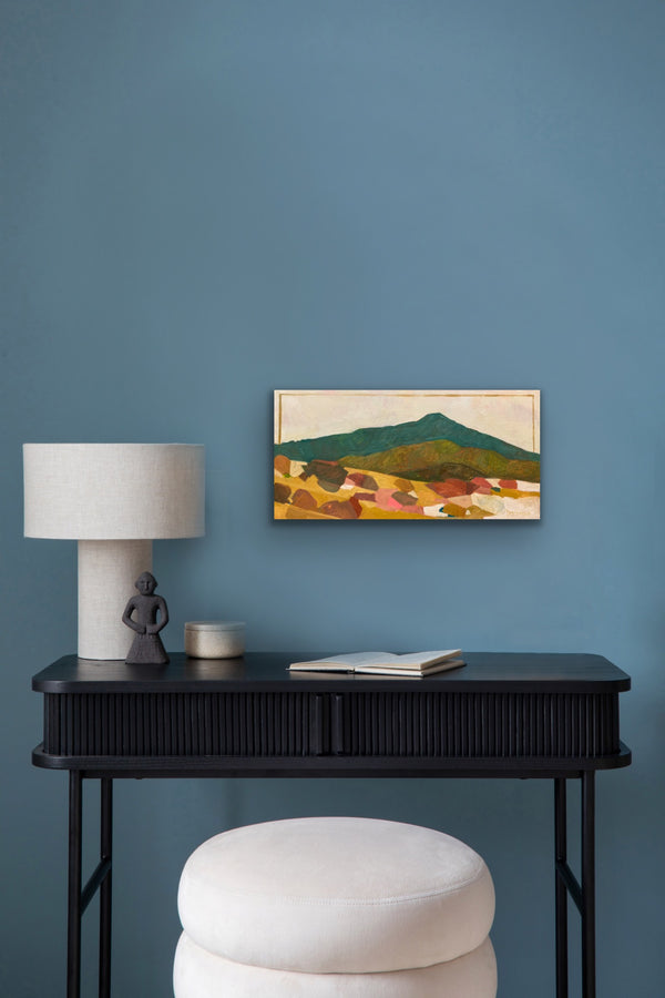 The Love Story, Mt Tam from Ring Mountain / 12 x 24 / Oil on Canvas