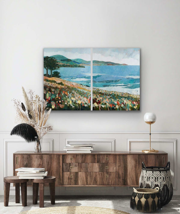 PRINT: Monterey Party Favor II, Diptych