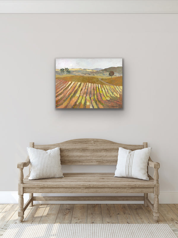 PRINT: Mustard Flowers Under the Moon