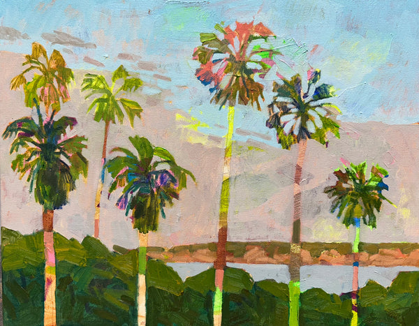 After the Wedding, La Jolla / 16 x 20 / Oil on Canvas