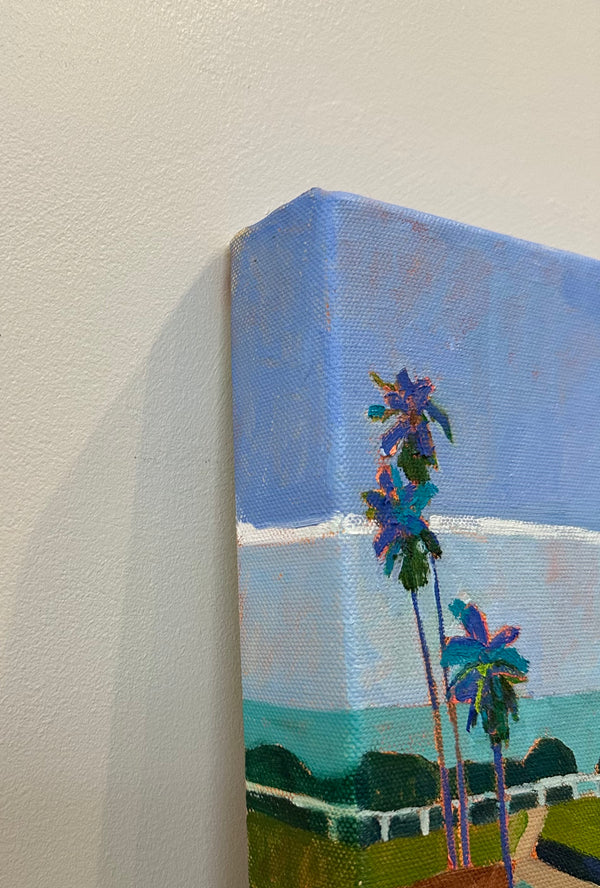 La Jolla Fun Run / 18 x 18 / Oil on Canvas