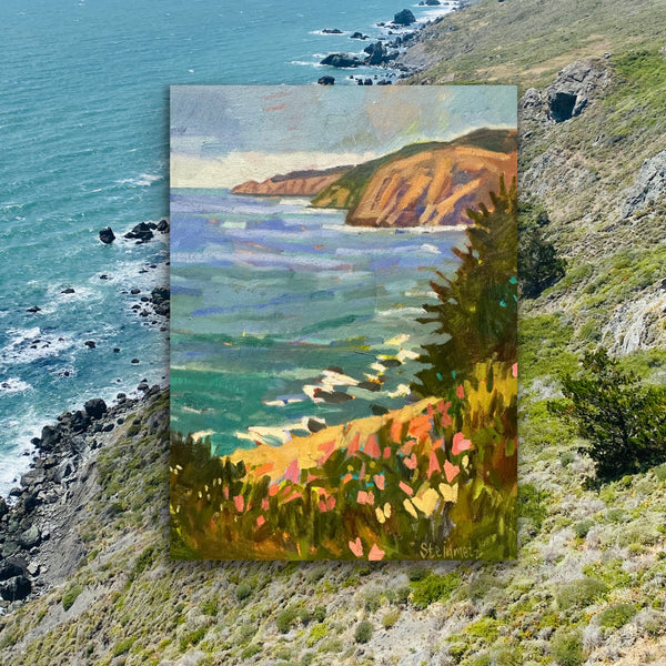 The Edges of Marin / 14 x 11 / Oil on Canvas