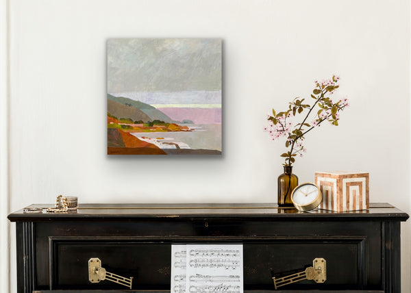 Rocky Creek Sunrise, Big Sur / 20 x 20 / Oil on Canvas