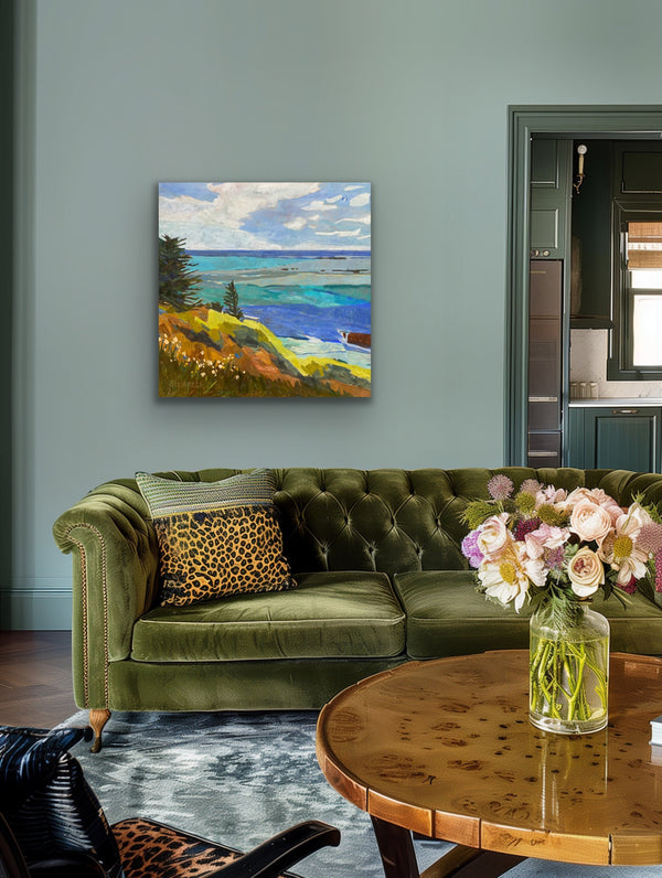 Mendocino Grace / 36 x 36 / Oil on Canvas