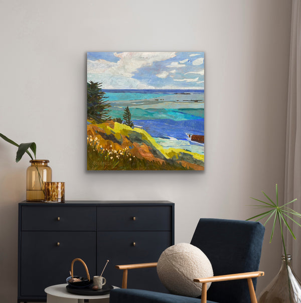 Mendocino Grace / 36 x 36 / Oil on Canvas