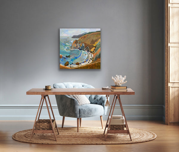 Secret Sweep Away / 30 x 30 / Oil on Canvas