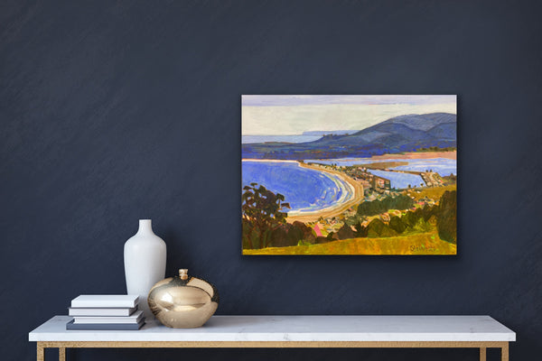 Rolling into Stinson Blue / 18 x 24 / Oil on Canvas