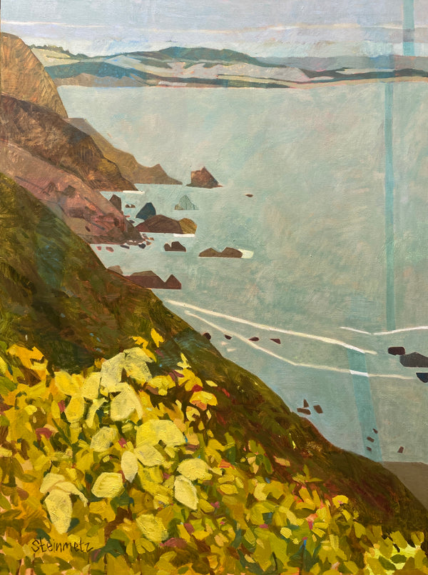 The Poison Oak Beauty Pageant on Highway One / 48 x 36 / Oil on Canvas