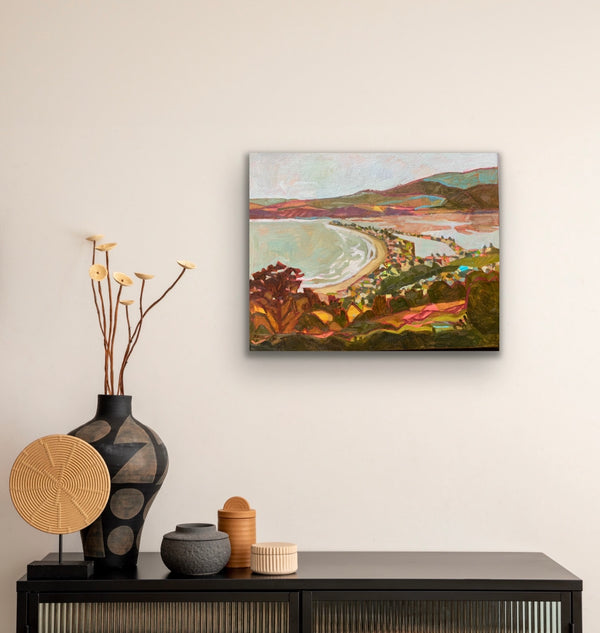 Not Much Further! Rolling into Stinson / 16 x 20 / Oil on Canvas