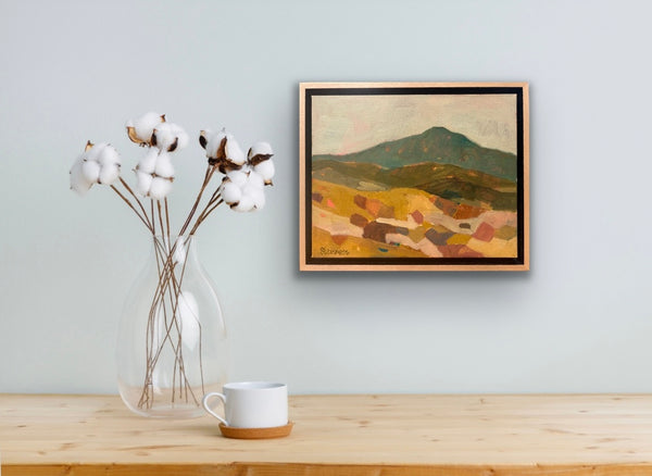 Romeo & Juliette, Mount Tam from Ring Mountain / 8 x 10 / Oil on Canvas