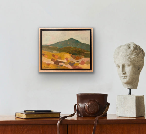 Romeo & Juliette, Mount Tam from Ring Mountain / 8 x 10 / Oil on Canvas