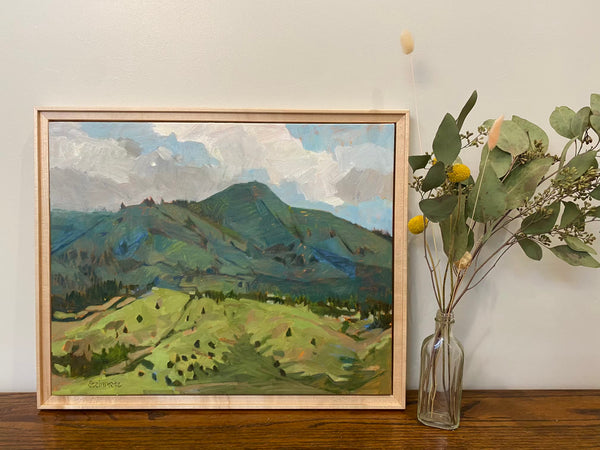 Coyote Ridge Breathless, Mount Tam / 16 x 20 / Oil on Canvas