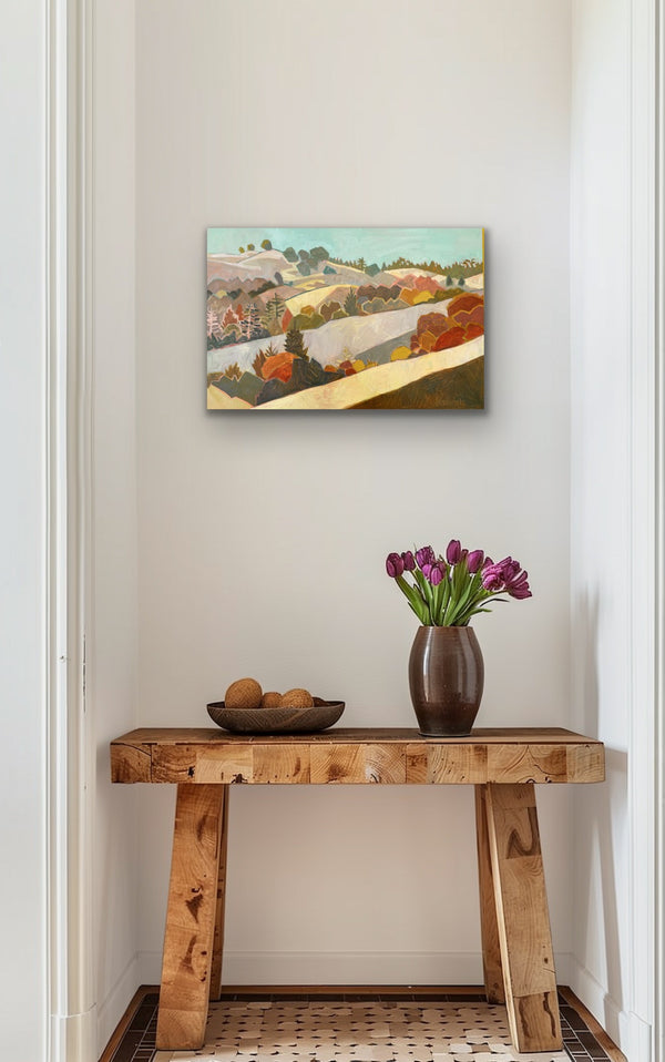 The Yellow Design / 20 x 30 / Oil on Canvas