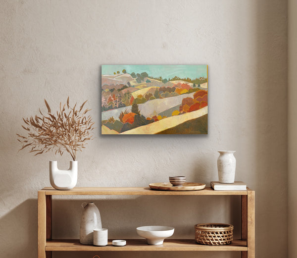 The Yellow Design / 20 x 30 / Oil on Canvas