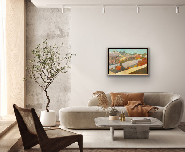 The Yellow Design / 20 x 30 / Oil on Canvas