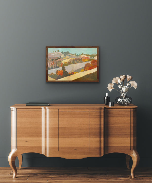 The Yellow Design / 20 x 30 / Oil on Canvas