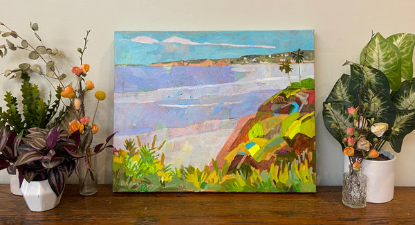 Soft Geography, La Jolla / 16 x 20 / Oil on Canvas
