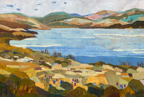 Nicasio Dreams Blue / 24 x 36 / Oil on Canvas