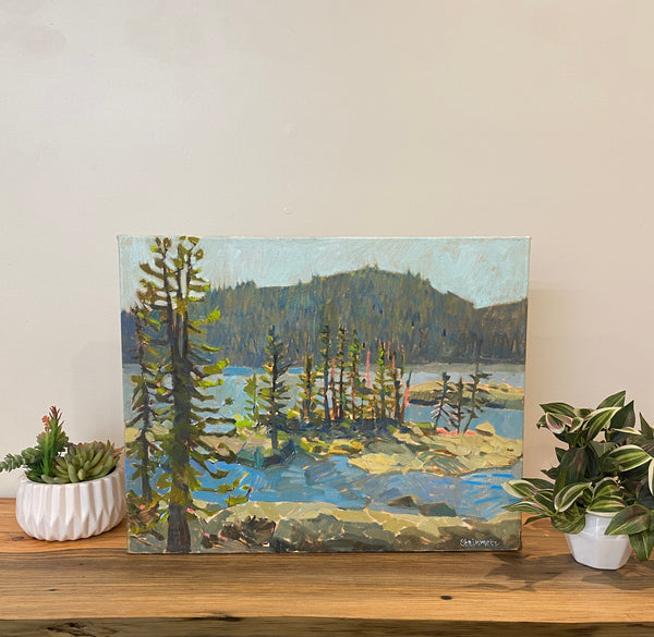 Lake Alpine Morning / 16 x 20 / Oil on Canvas