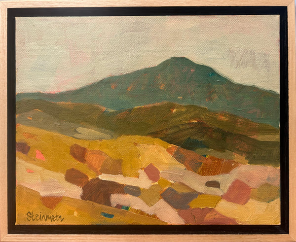 Romeo & Juliette, Mount Tam from Ring Mountain / 8 x 10 / Oil on Canvas