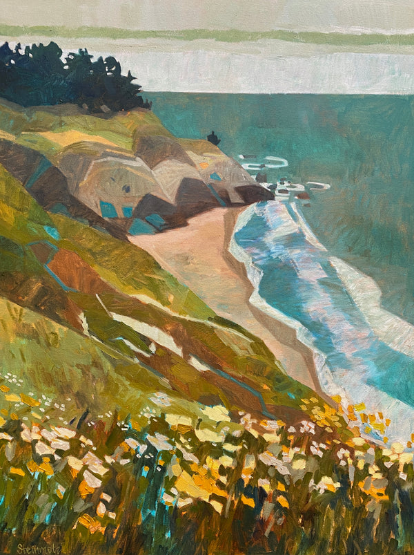 Big Sur Sweet Greens / 40 x 30 / Oil on Canvas