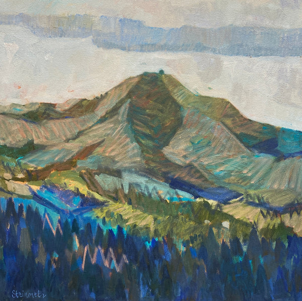 Mount Tam Blues / 24 x 24 / Oil on Canvas