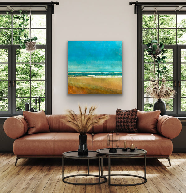 Beach Dream III / 48 x 48 / Oil on Canvas