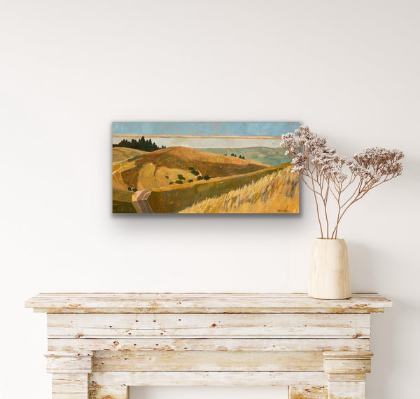 The Kissing Spot, Mount Tamalpais / 12 x 24 / Oil on Canvas