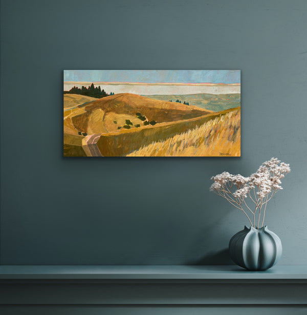 The Kissing Spot, Mount Tamalpais / 12 x 24 / Oil on Canvas