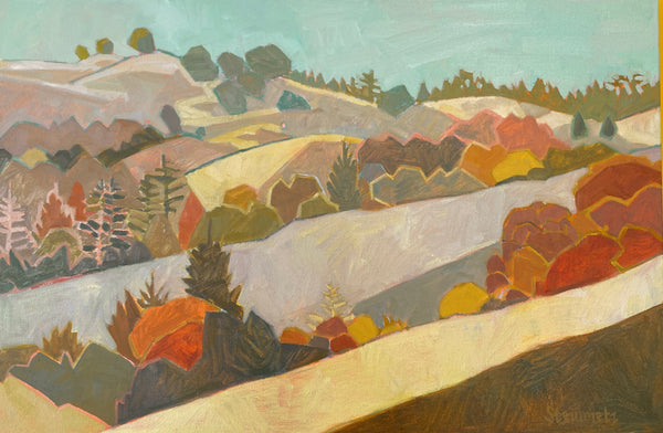 The Yellow Design / 20 x 30 / Oil on Canvas