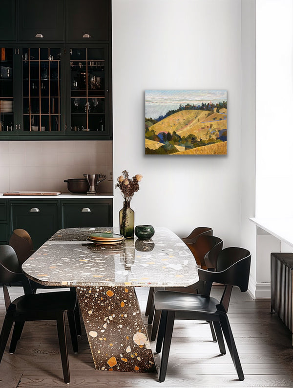 Bolinas Ridge Cobalt / 24 x 30 / Oil on Canvas