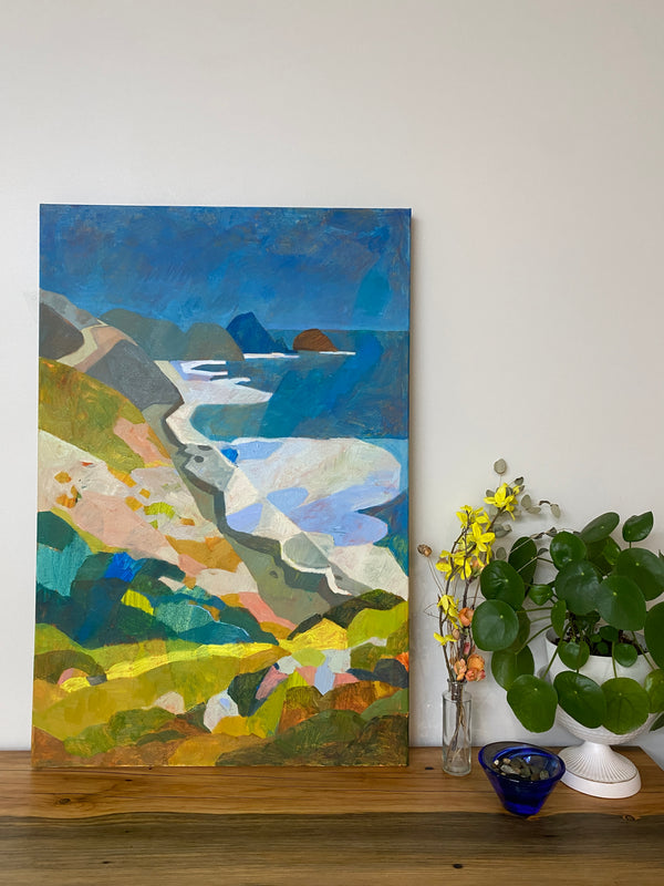 Summer Kaleidoscope, Big Sur / 36 x 24 / Oil on Canvas