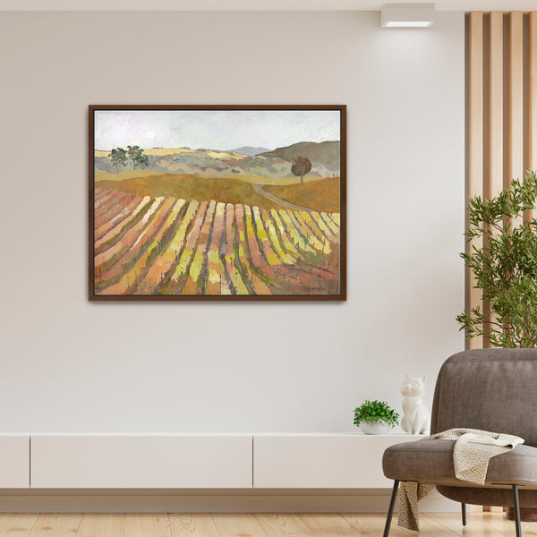 PRINT: Mustard Flowers Under the Moon