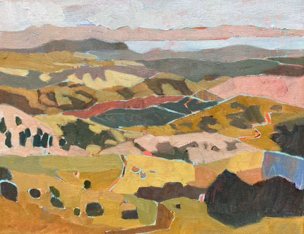 Marin Hills Press / 11 x 14 / Oil on Canvas