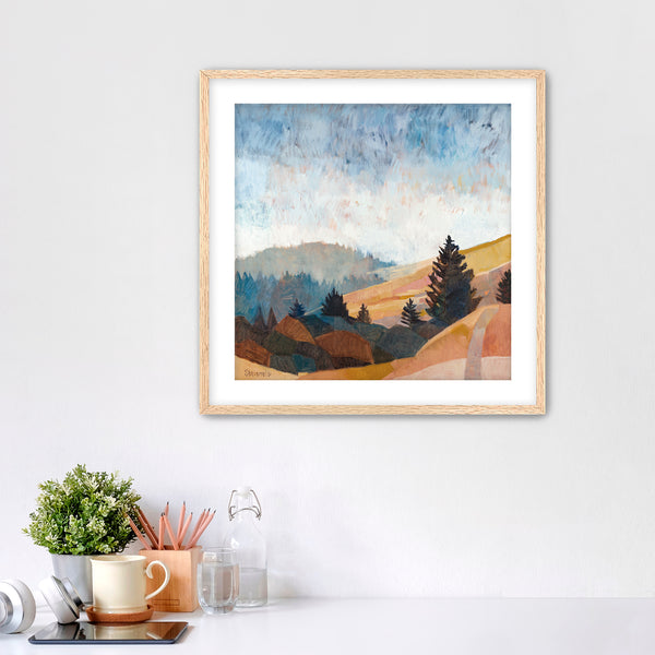 PRINT: Blue Fog on Tam