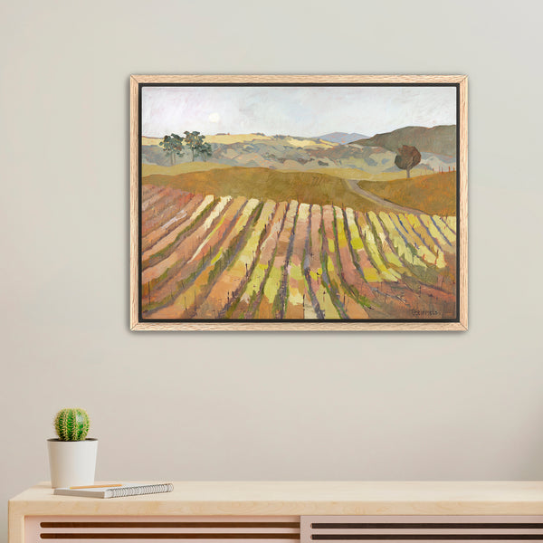 PRINT: Mustard Flowers Under the Moon