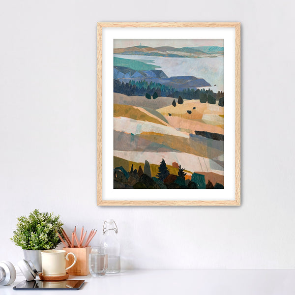 PRINT: On the Edge, Mount Tamalpais, Diptych