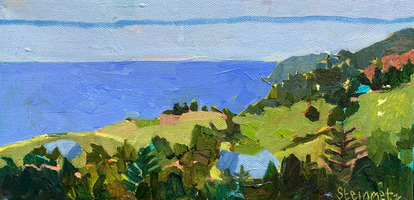 Rancho Grande, Big Sur / 6 x 12 / Oil on Canvas