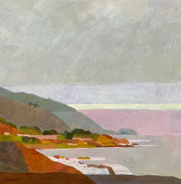 Rocky Creek Sunrise, Big Sur / 20 x 20 / Oil on Canvas