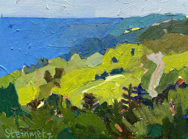 Slow, Big Sur / 6 x 8 / Oil on Canvas